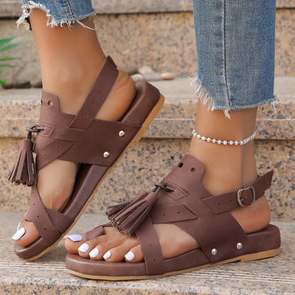 Damen Sandalen mit offener Schnalle