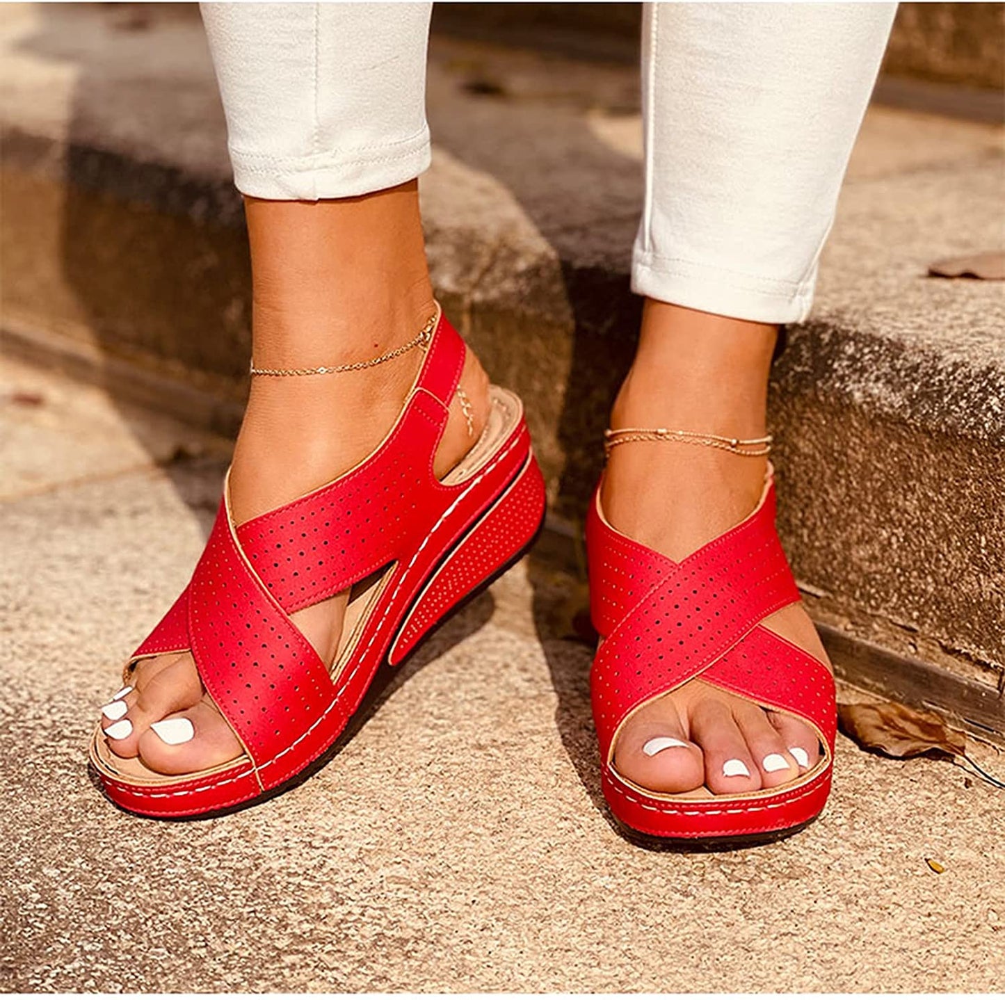 Elegante und luftige Sommersandalen