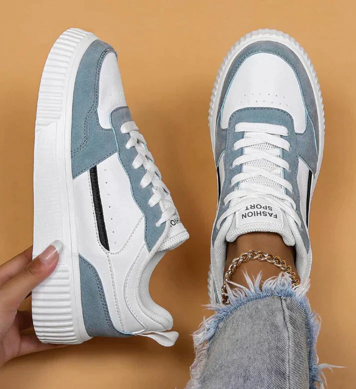 Colorblock Freizeit-Sneakers für Frauen