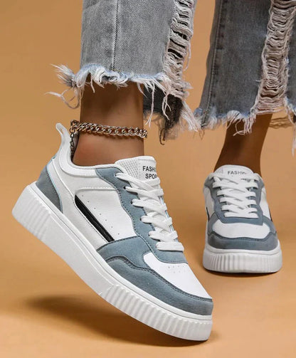 Colorblock Freizeit-Sneakers für Frauen