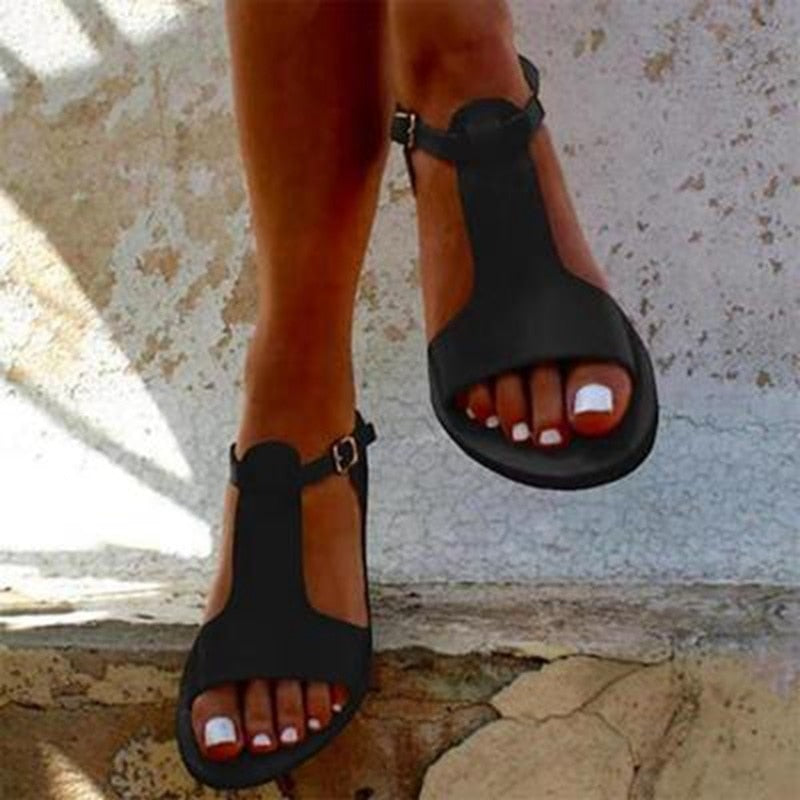 Damen Sandalen Klassische flache Sandalen