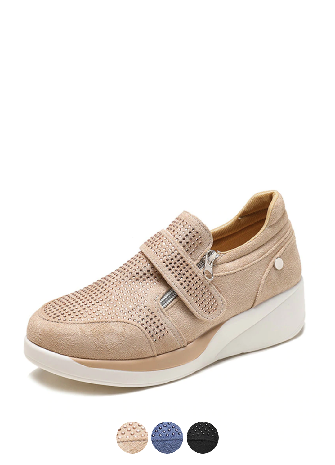 Damen Casual Keil Plattform Loafers