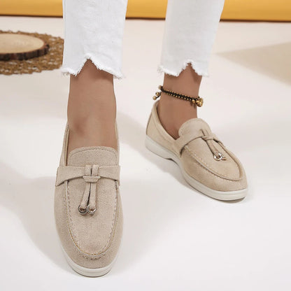 Anhänger Dekor Flache Loafers