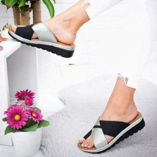 Bequeme Plateausandalen für Frauen