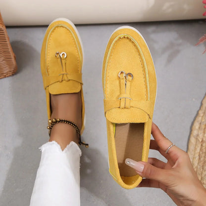 Anhänger Dekor Flache Loafers